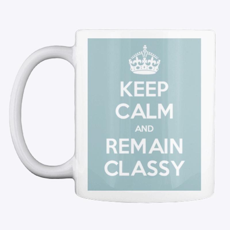 Keep Calm Mug in Blue