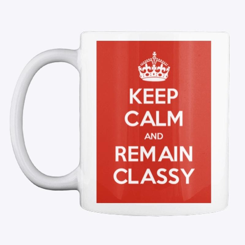 Remain Classy Mug in red