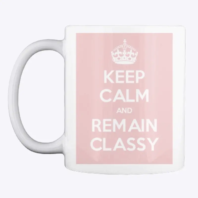 Keep Calm Mug in Pink